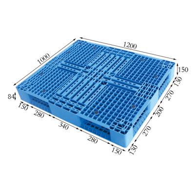 Mesh Double-sided Plastic Pallet 1210