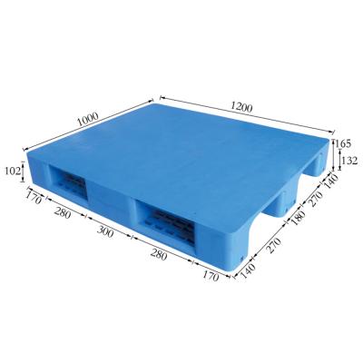Flat Shelf with Steel Tube Plastic Pallet 1210