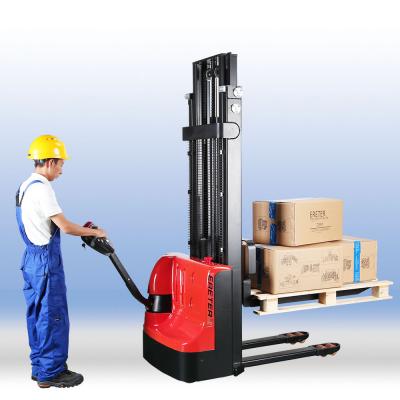 Electric drive drawbar stacker