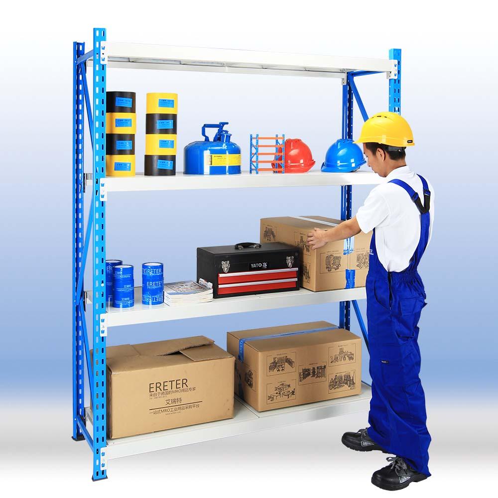 Medium duty boltless shelving