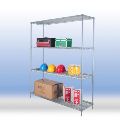 Chrome plated steel wire mesh shelving