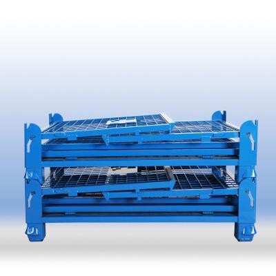 Collapsible mesh pallets