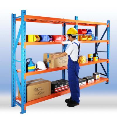 Medium duty boltless shelving