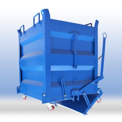 Hinged bottom skip