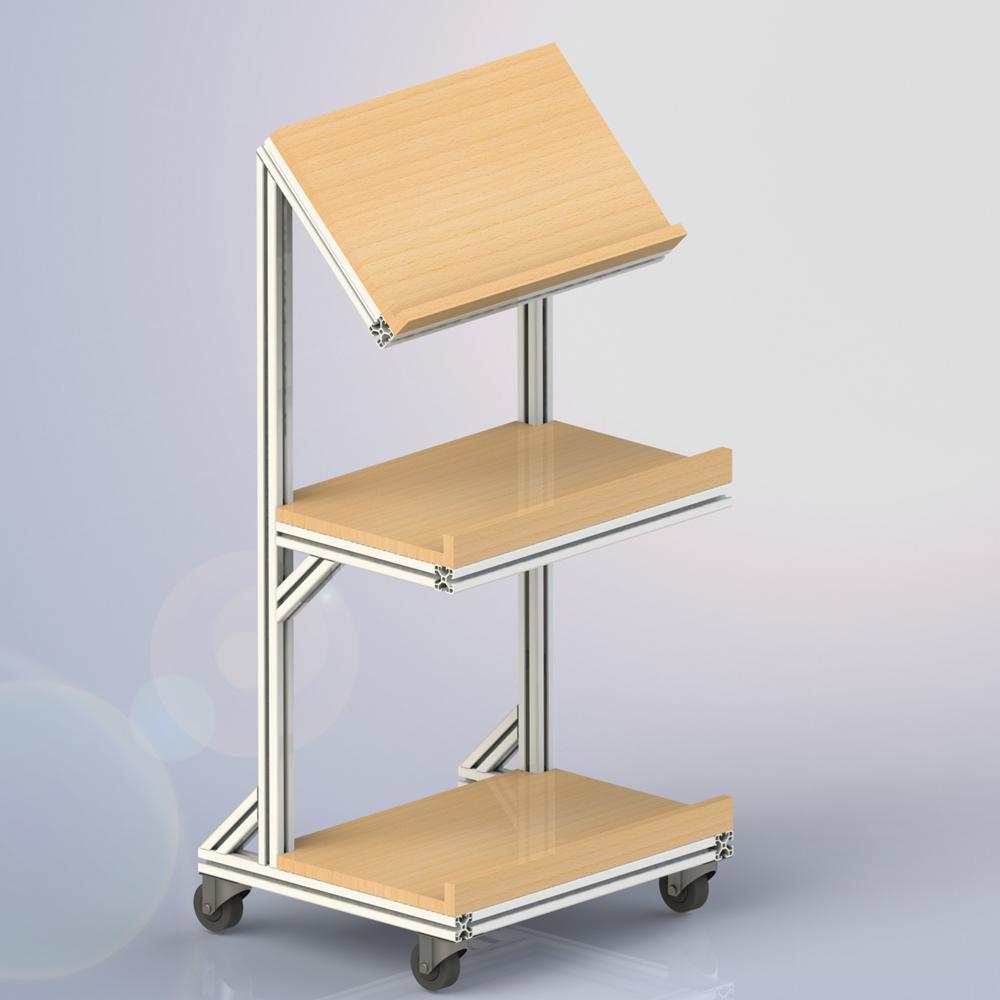 Workstation Turnover Cart