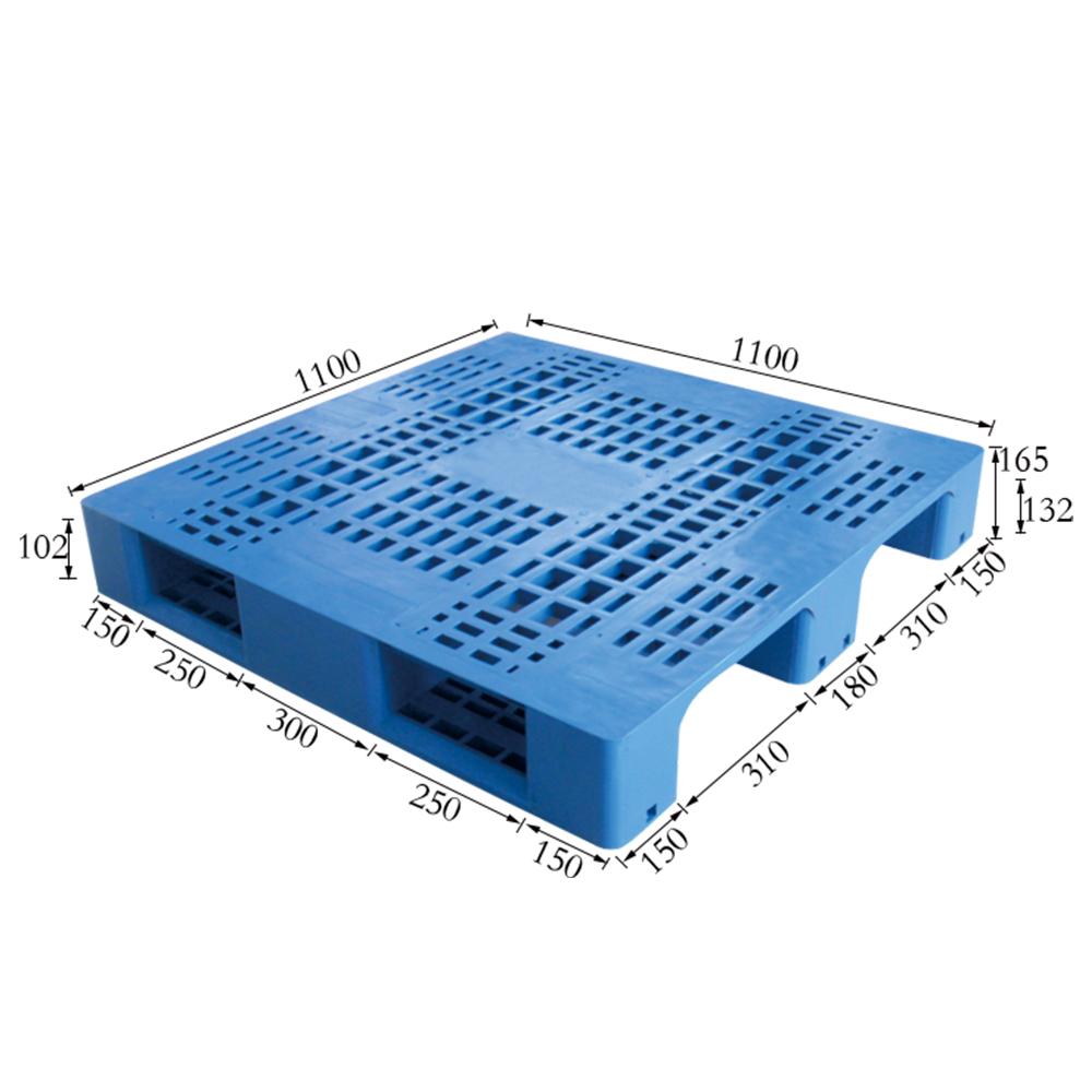 Mesh Shelf with Steel Tube Plastic Pallet 1111