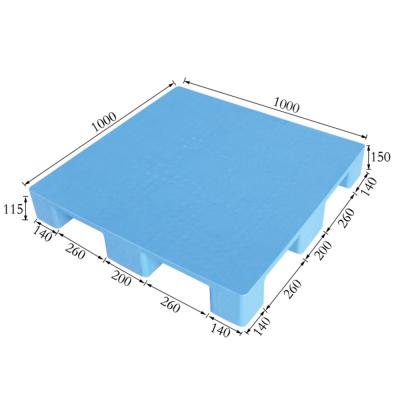 Flat Nine-legged Plastic Pallet 1010 A