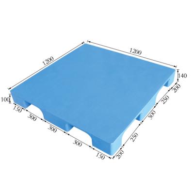 Flat Nine-legged Plastic Pallet 1212 A