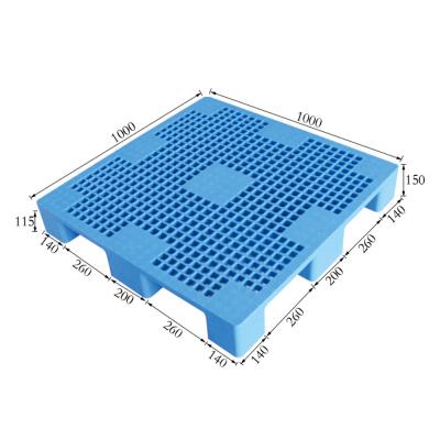 Mesh Nine-legged Plastic Pallet 1010 A