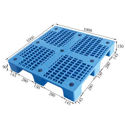 Mesh Nine-legged Plastic Pallet 1010 B