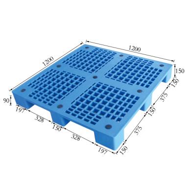 Mesh Nine-legged Plastic Pallet 1212 B