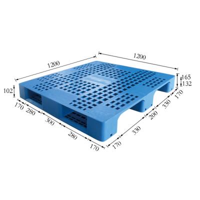 Mesh Shelf with Steel Tube Plastic Pallet 1212