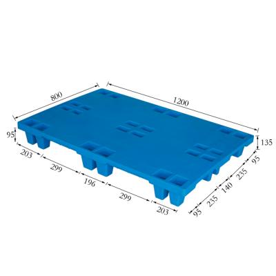 Flat Plate Light-type Plastic Pallet 1208