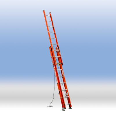 D-type Three-section Extension Ladder with Treadle