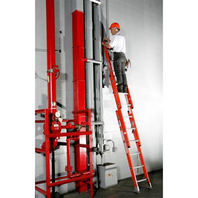 D-type Three-section Extension Ladder with Treadle