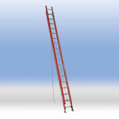 D-type Two-section Extension Ladder with Treadle (industrial grade)