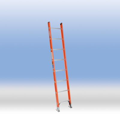 D -shape Step Straight Ladder