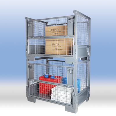 Collapsible mesh pallets