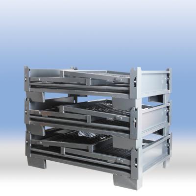 Collapsible mesh pallets