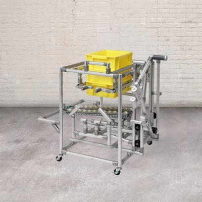 Low Cost Automation -- Layering Pickup Cart