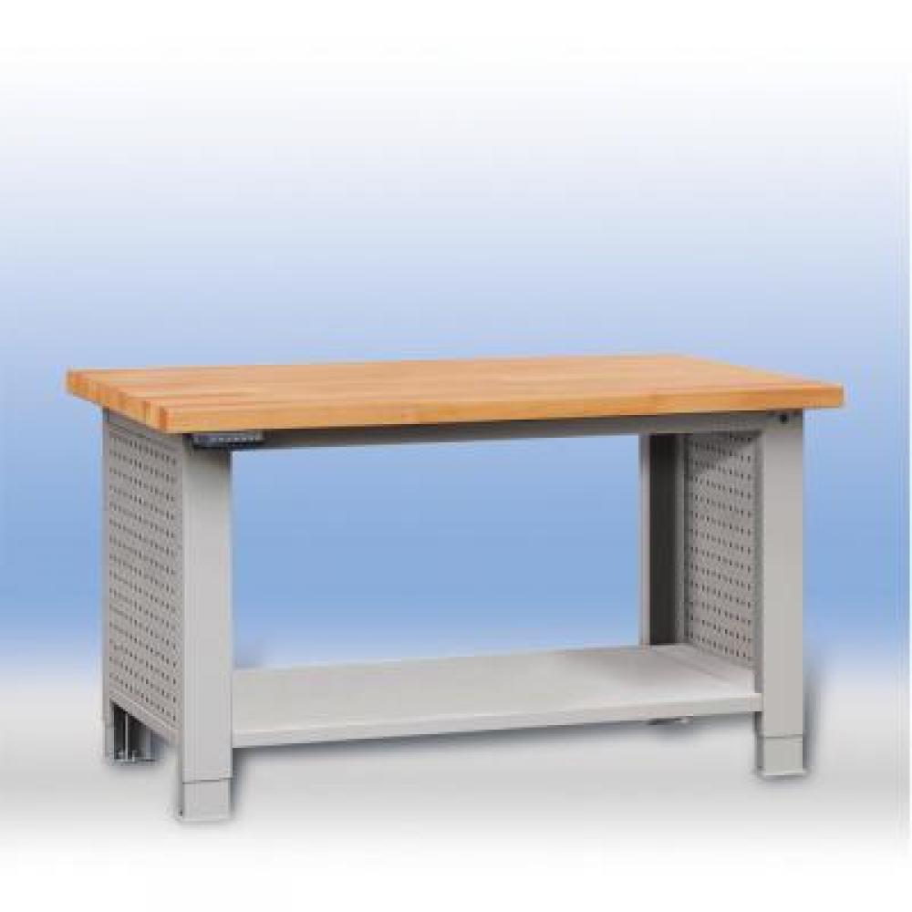 Beech Tabletop Electric Lifting Workbench