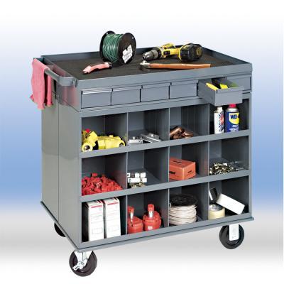 Double-side Tool Cabinet Cart 