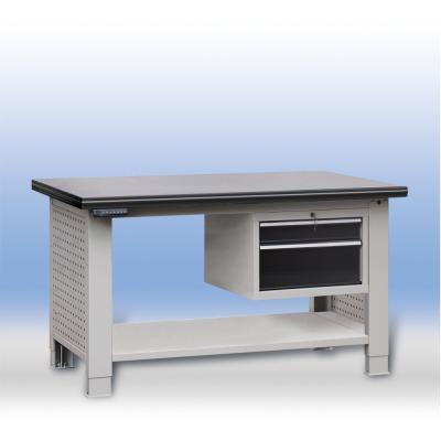 Steel Plate Tabletop 2-drawer Electric Lifting Workbench