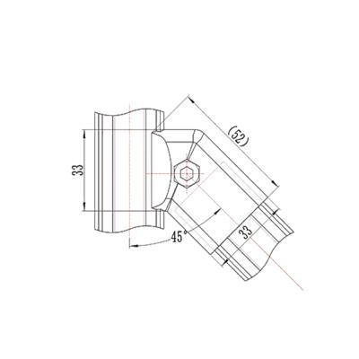 EGAJ28-A45-45度外接头