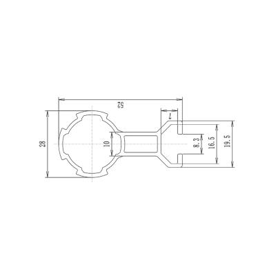 EGA28-13A带T型槽线棒