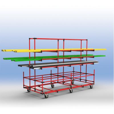 精益管长件物料车