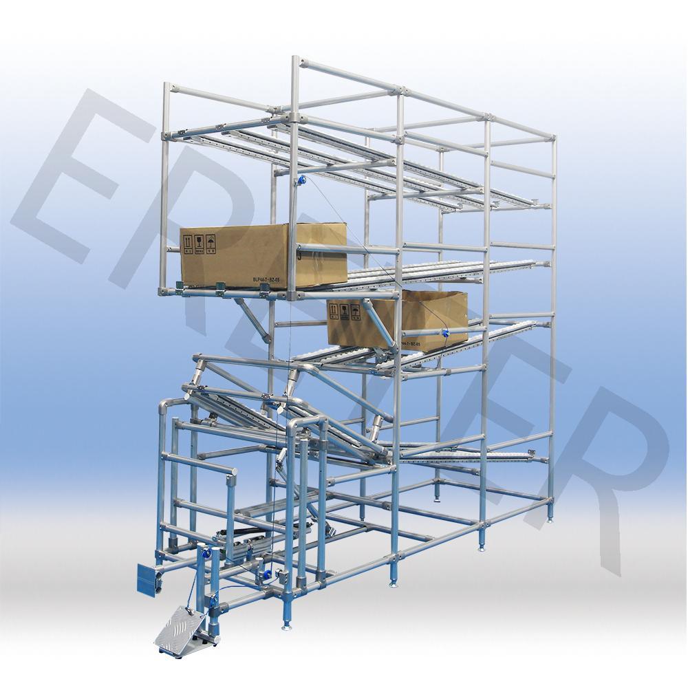 脚踏空箱返回料...